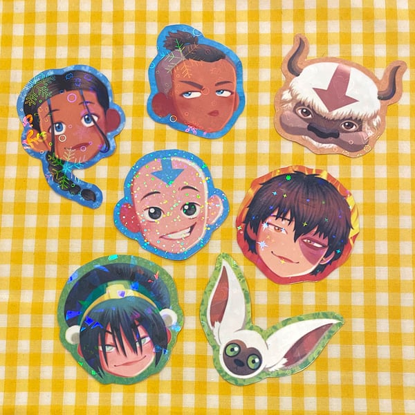 Image of ATLA STICKERS/BADGES