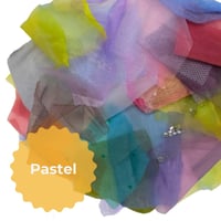 Image 5 of Sheer Fabric Offcuts Craft Pack | 4 Colour Mixes