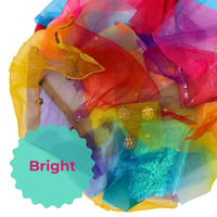 Image 2 of Sheer Fabric Offcuts Craft Pack | 4 Colour Mixes