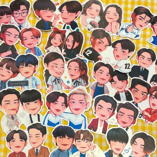 Image of BL /GL CHIBI STICKERS