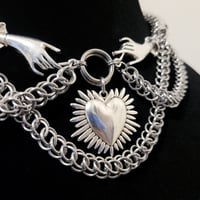 Image 2 of MARIA Box Chain and Half-Persian Necklace