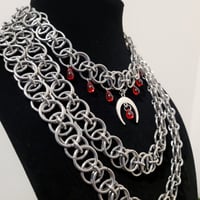 Image 2 of ORIN Helm-Weave Glass Bead Necklace 