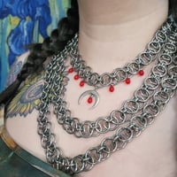 Image 4 of ORIN Helm-Weave Glass Bead Necklace 