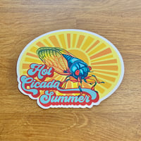 Image 2 of Hot Cicada Summer Sticker