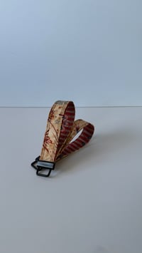 Image 1 of Tan Fireworks fabrics key fob