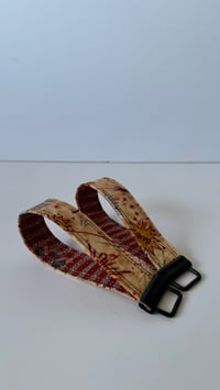 Image 2 of Tan Fireworks fabrics key fob