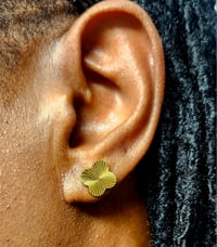 Image 4 of Sunburst Stud Earrings