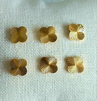 Image 6 of Sunburst Stud Earrings