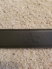 Image 10 of LV Belt Checked Black