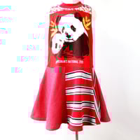 Image 1 of dc pandas smithsmonian national zoo 5/6 twirl tank sleeveless courtneycourtney dress sundress