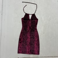 Image 1 of velvet guess halter dress