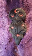 Morrigan Raven Plush - Art Doll (made to order)