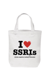 I ♥︎ SSRIs Zine Tote