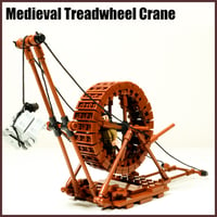 Image 1 of Medieval Treadwheel Crane