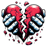 BROKEN HEART T-SHIRT