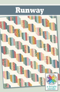 Image 1 of Runway quilt pattern - PAPER pattern