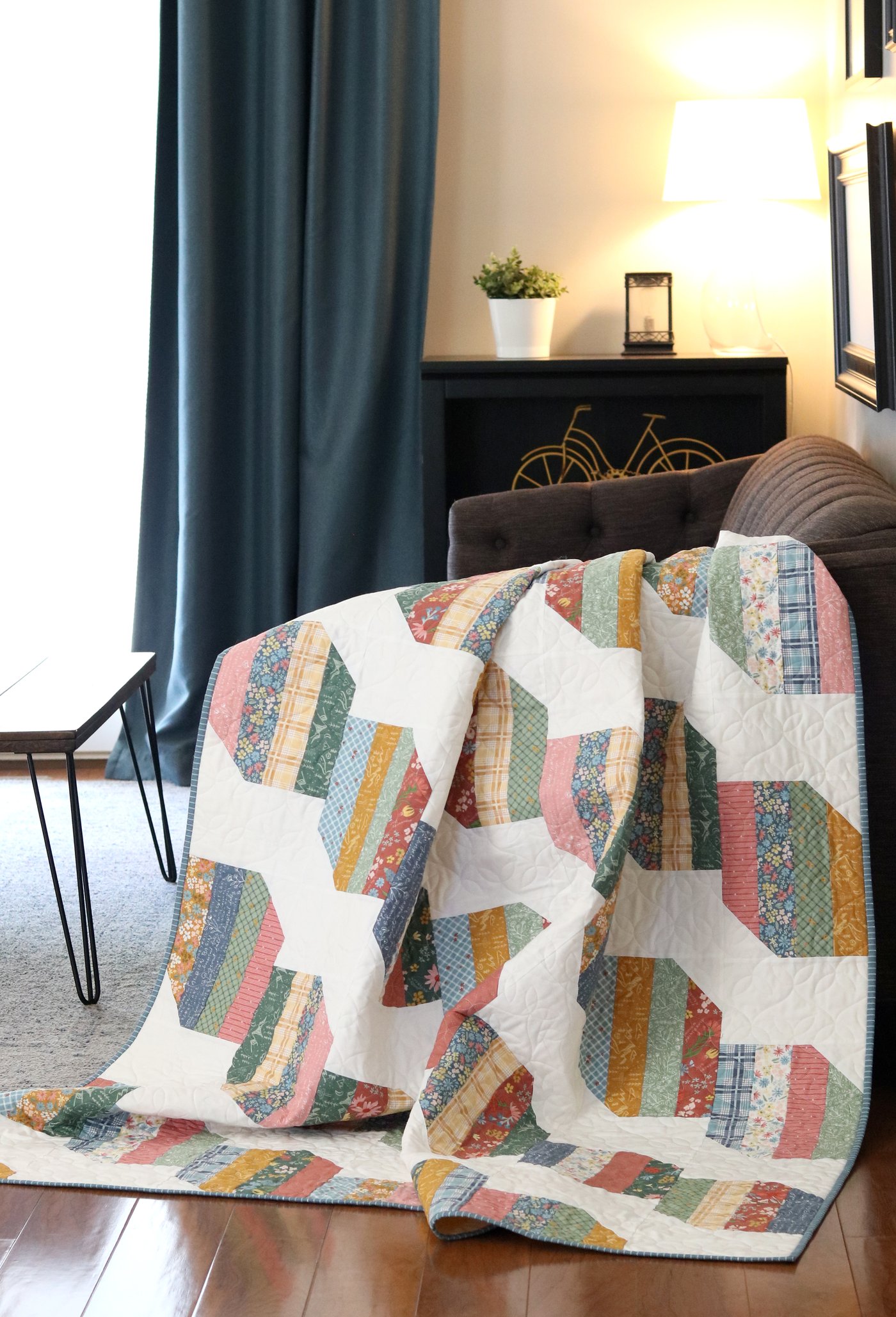 Runway quilt pattern - PDF version | A Bright Corner