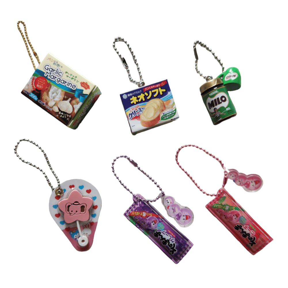 food magnets and charms