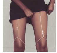 Image 2 of Rhinestone Leg Jewelry