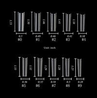 Image 4 of 2xl Tapered Square Nail Tips 