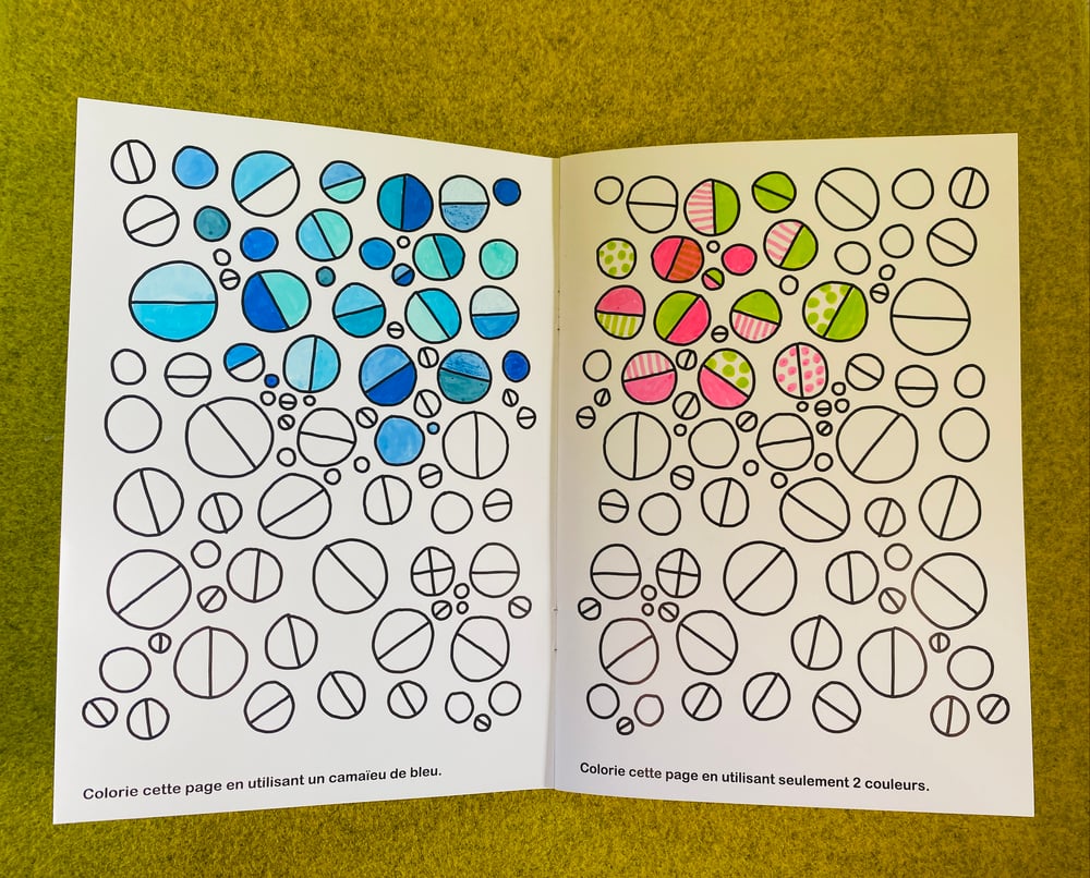 Image of Carnet de coloriage Abstrait 