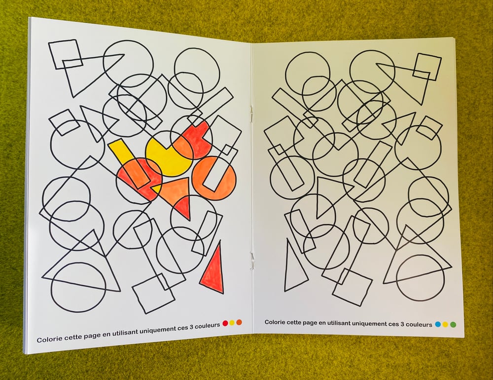 Image of Carnet de coloriage Abstrait 