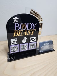Image 2 of Social Media Table Signage