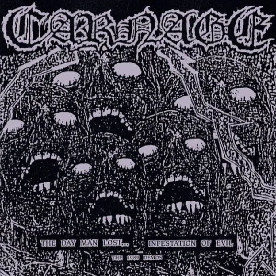 CARNAGE - THE DAY MAN LOST .... INFESTATION OF EVIL THE 1989 DEMOS LP !!!