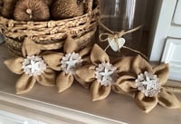 Image 1 of Vintage "Forever Flowers" Beige 