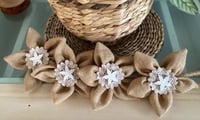 Image 3 of Vintage "Forever Flowers" Beige 