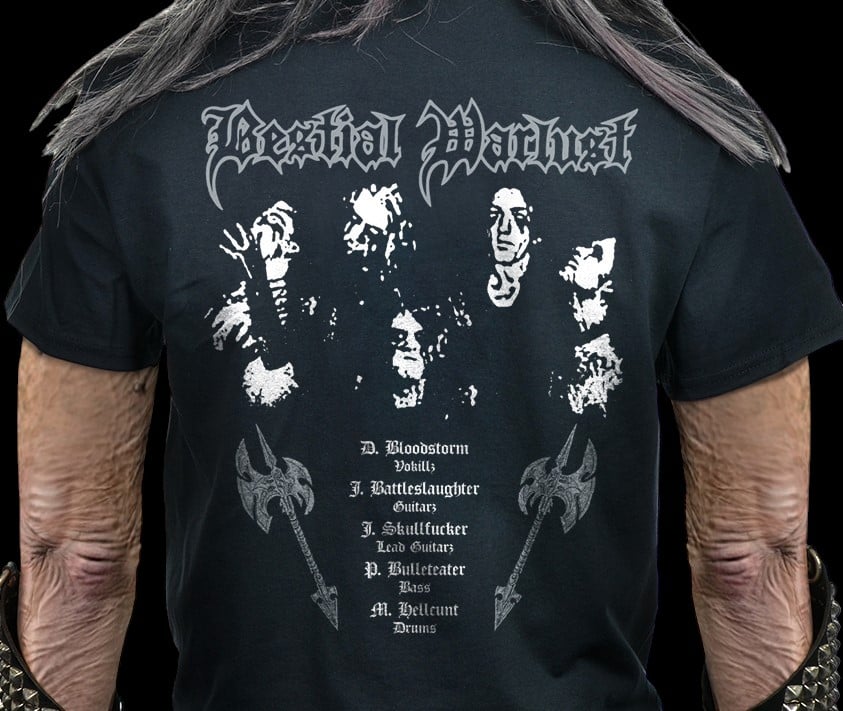 BESTIAL WARLUST - SATANIC WAR METAL SHIRT 1995 (LIMITED EDITION)