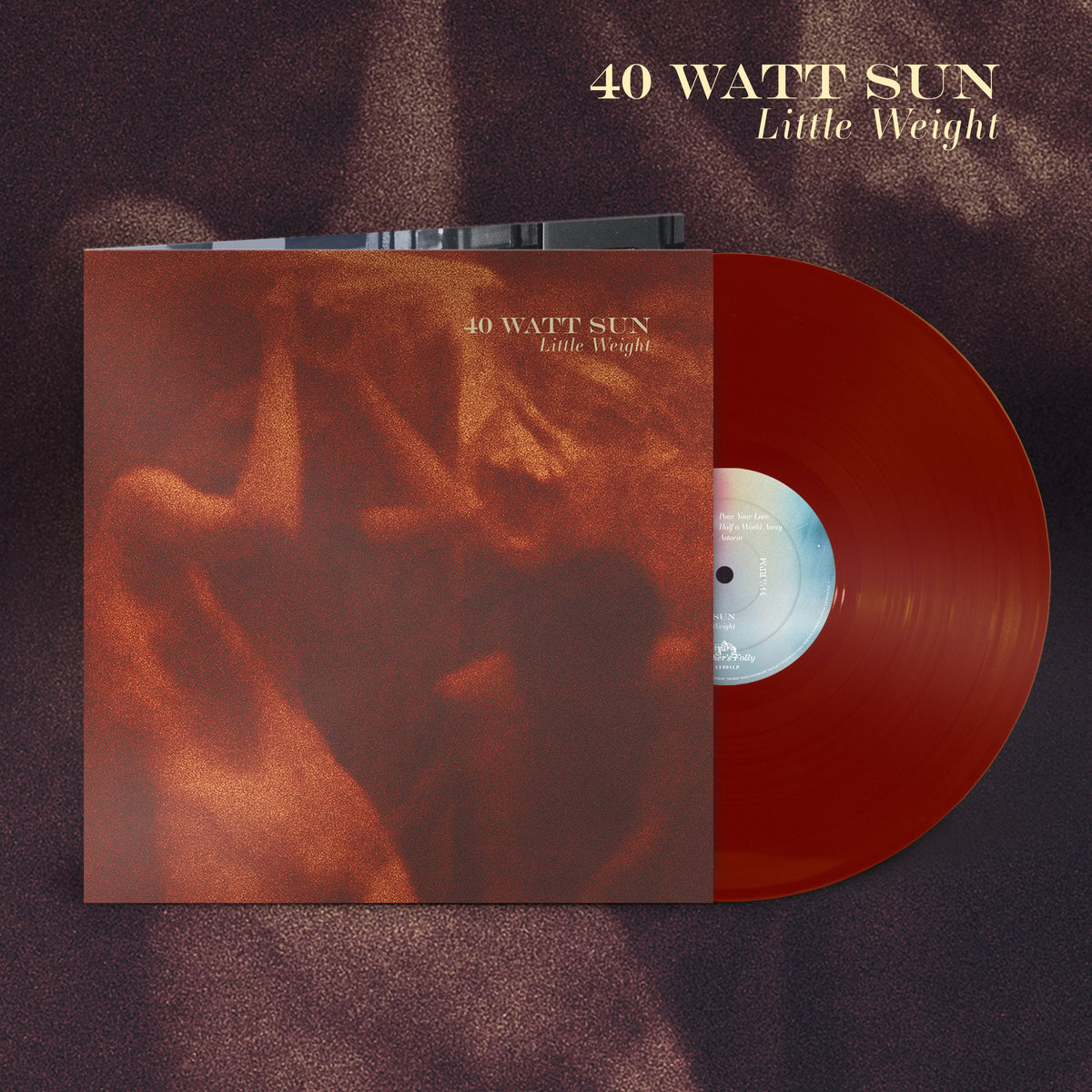 Image of *PRE-ORDER* 40 Watt Sun | 'Little Weight' | ltd edition trans red vinyl