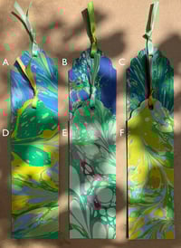 Image 4 of Handmarbled Bookmark