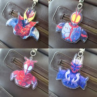 Image 3 of Heisei Kamen Rider Part 1 - Acrylic Keychain