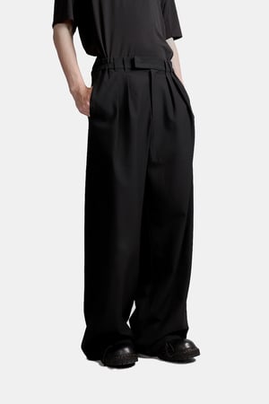 Image of IMMENSE - 極簡大寬褲 (黑)