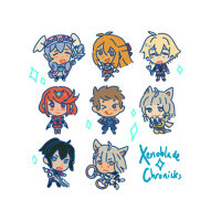 Xenoblade Phone Charms