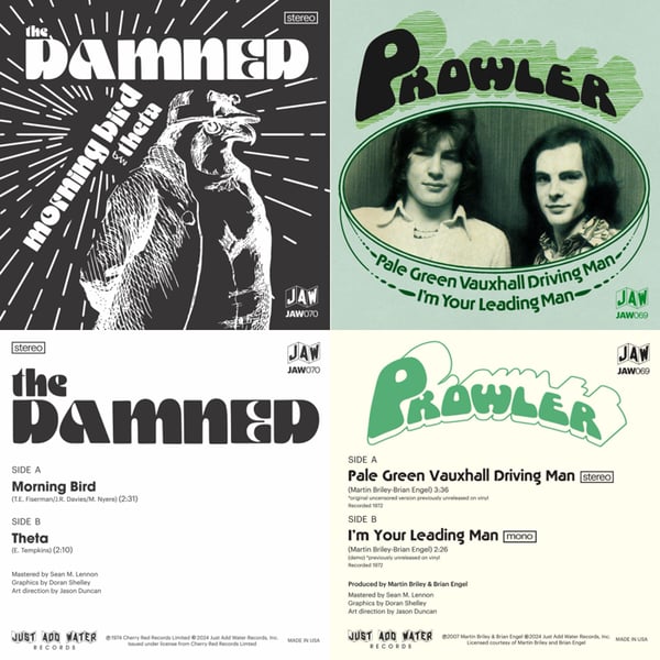 Image of NEW ITEMS Damned  and Prowler 7"s