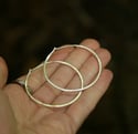 Simple hoop earrings