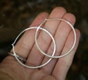 Simple hoop earrings