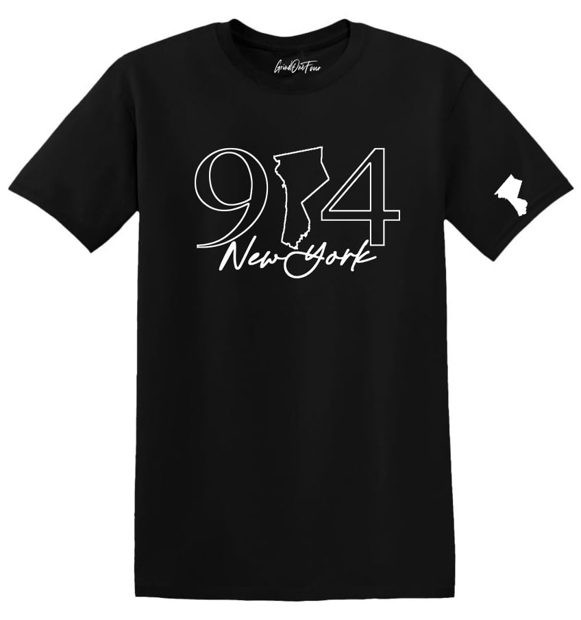 Image of CUSTOM 914 COUNTY MAP OUTLINE TEE