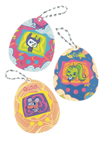 Xenoblade Trinity Processor Tamagotchi Charms