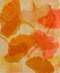 Image 4 of COURSE 2: Autumn Leaf  Gelliprinting at Clevedon Craft Centre 26/10/24