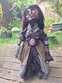 Image 1 of Bride Of Frankenstein Miss Mary Shelly Custom Made Adult Collector Horror Doll Halloween Decor