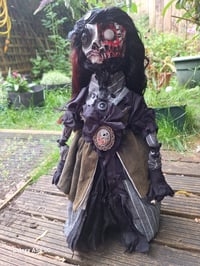 Image 4 of Bride Of Frankenstein Miss Mary Shelly Custom Made Adult Collector Horror Doll Halloween Decor