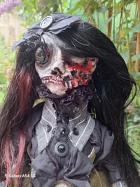 Image 3 of Bride Of Frankenstein Miss Mary Shelly Custom Made Adult Collector Horror Doll Halloween Decor