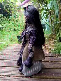 Image 5 of Bride Of Frankenstein Miss Mary Shelly Custom Made Adult Collector Horror Doll Halloween Decor