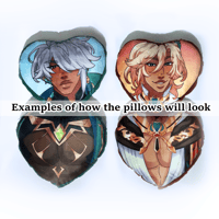 Image 2 of (PRE-ORDER) Wuthering Waves Heart Pillows