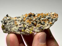 Image 6 of Hessonite Garnets On Matrix Specimen #2450