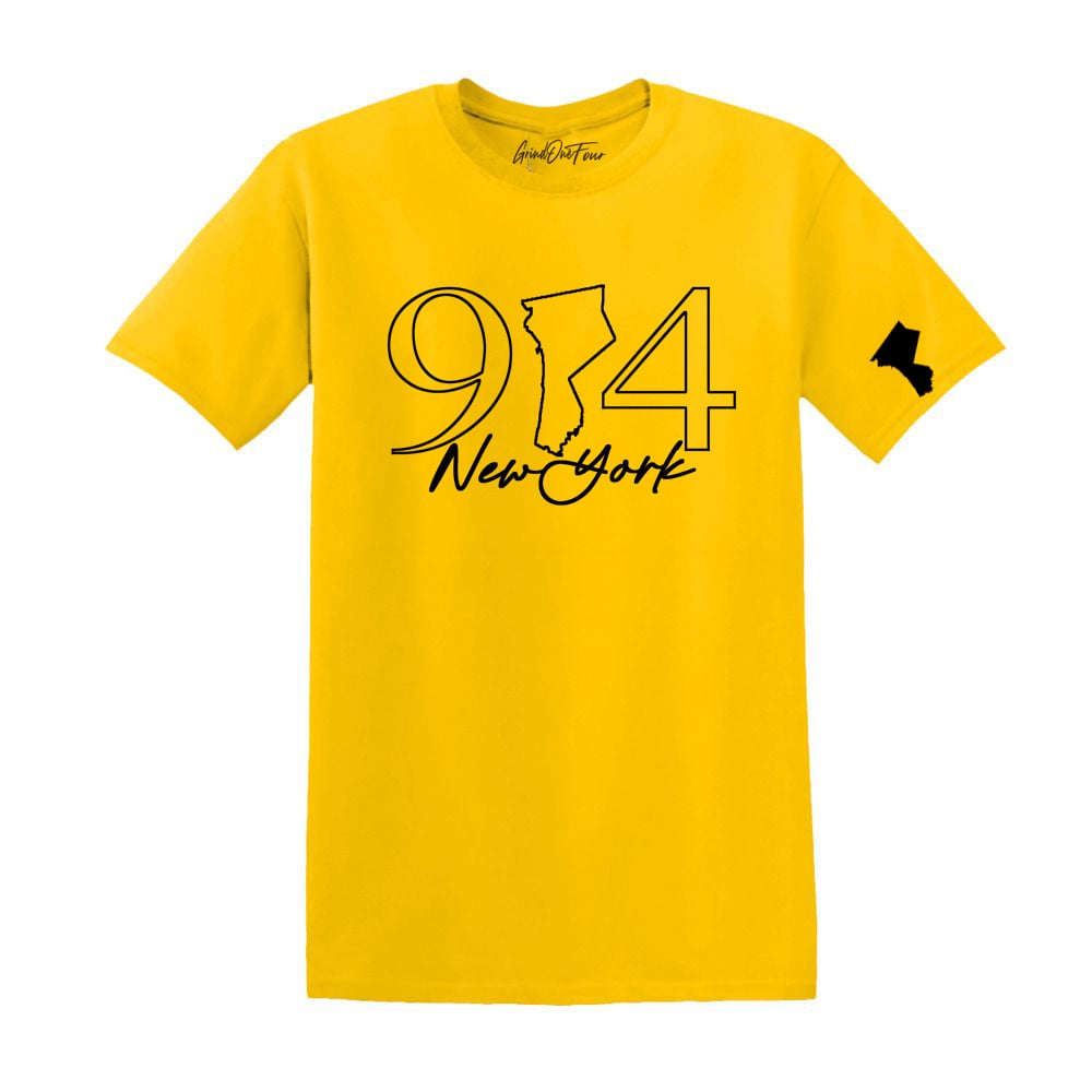 Image of CUSTOM 914 COUNTY MAP OUTLINE TEE