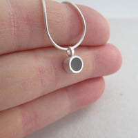 Image 4 of 6mm Silver Dot Pendants in Two Colours